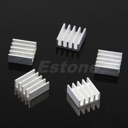 NEW 5pcs 11x11x5mm High Quality Aluminum Heat Sink For Memory Chip IC
