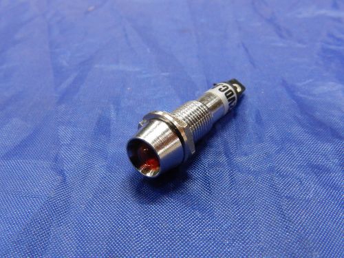 Lt of 10 pli-7t-rs-24r-12v-l ac/dc led 7mm mini pilot light terminal ring+nut for sale