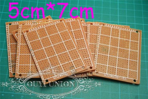 50pcs 5x7cm universal board prototype paper diy breadboard pcb board circuit for sale