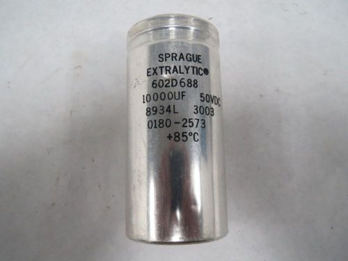 Sprague 602d688 extralytic component 50v-dc 10000uf capacitor b304554 for sale