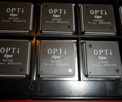 Lot of 238 ~ OPTI Viper 82C558 IC NEW in Tray