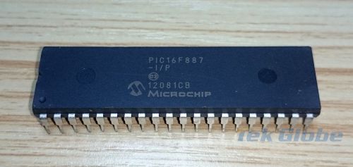 5pcs PIC16F887-I/P PIC16F887 Microchip IC 8BIT MCU PIC16F 20MHz DIP-40