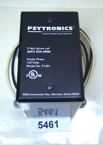 (5461) Psytronics P1301 Surge Suppressor Transient Voltage Single Phase 120V