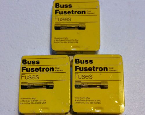 (5) Fuse Buss Fusetron MDA 5