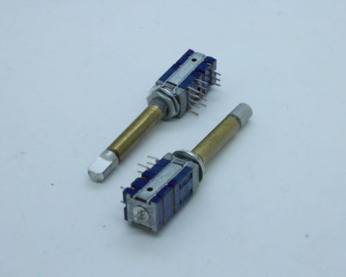 Alps 2p4t rotary switch + single gang b10k 10k linear taper potentiometer for sale