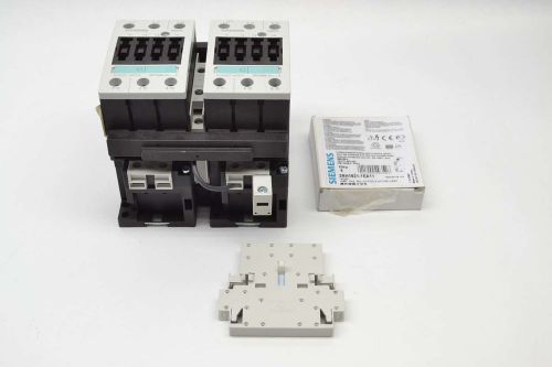 Siemens 3ra1334-8xb30-1ak6 120v-ac 30hp size 2 reversing ac contactor b403386 for sale