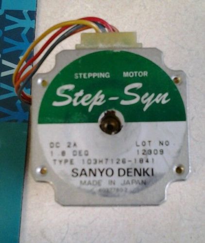 Step-Syn stepping motor by Sanyo Denki type 103H7126-1841