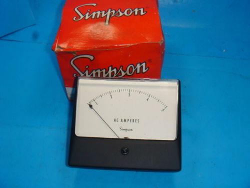 NEW SIMPSON 1359MD-0-5 ACA 4.5 UL WV, 0-5 AC AMP, NEW IN BOX