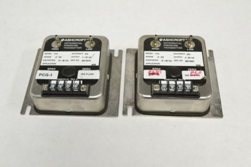 LOT 2 ASHCROFT XLDP 0.5% 0.5IN-H2O DIFFERENTIAL PRESSURE TRANSMITTER B233533