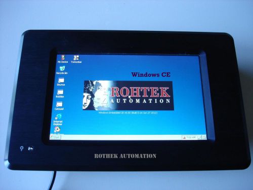 Open hmi 7&#034; touch panel pc display screen oit windows ce, rohtek automation for sale
