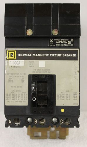 Square D FA32100 100 Amp Breaker **XLNT**  #3