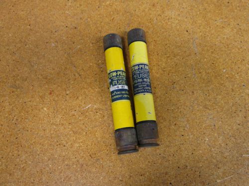 Buss lps-rk-10sp fuse 10amp 600v class rk1 time delay low peak (lot of 2) for sale