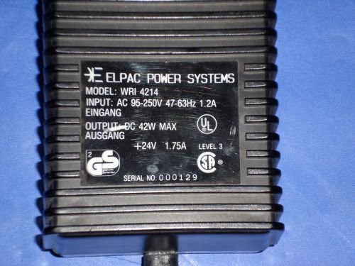 Elpac model: wri-4214 power supply inficon dc 42w max &gt; for sale