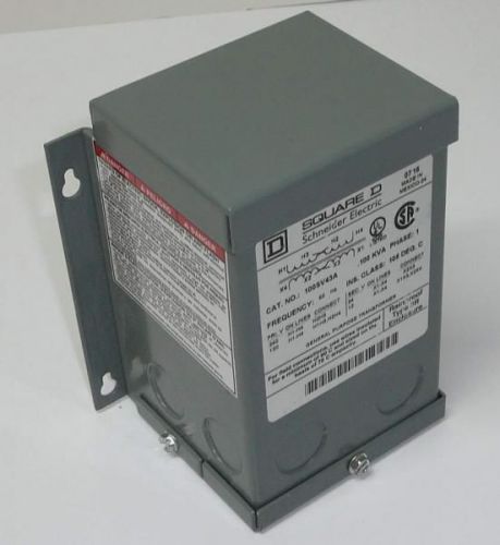 Square d sed b-4 / 100sv43a .100kva transformer, input: 120/240v, output: 12/24v for sale