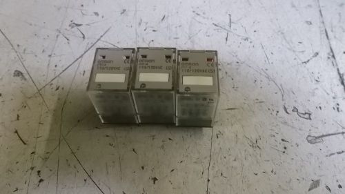 LOT OF 3 OMRON MY4 RELAY *USED*