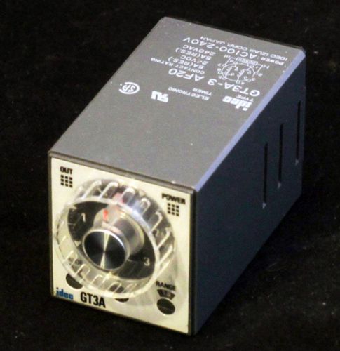 IDEC TIMING RELAY, GT3A-4AF20 ELECTRONIC TIMER
