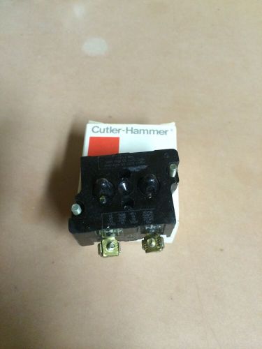 Cutler Hammer 10250T2 Contact Block 2 NO Contacts New Old Stock