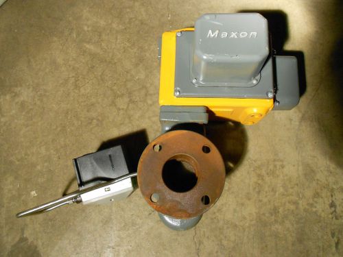 MAXON MODEL 300CMA11-BA11-BB22AO GAS SHUT-OFF VALVE W/ DUNGS VALVE PROVING
