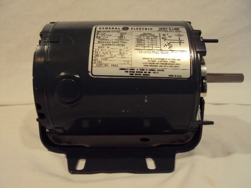 General electric / ge heavy duty industrial 1/3 hp motor 60 hz 1 ph single phase for sale