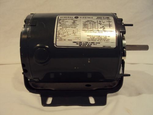 GENERAL ELECTRIC / GE HEAVY DUTY INDUSTRIAL 1/3 HP MOTOR 60 HZ 1 PH SINGLE PHASE