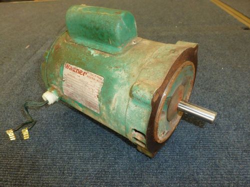 Used tested 1/2 hp 1ph 3450 rpm 56c single 1 phase wagner electric pump motor for sale