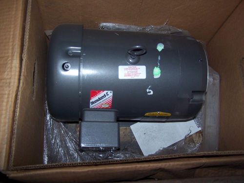 NEW BALDOR 5 HP AC ELECTRIC MOTOR CM3708T  215TC FRAME 1160 RPM 208-230/460 VAC