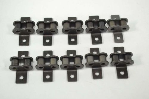 LOT 10 NEW DIAMOND 5/8IN PITCH ROLLER LINK STEEL CHAIN PART B360099
