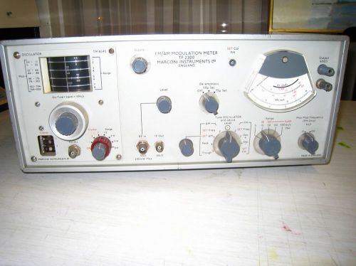 Vintage Marconi Instruments TF2300 FM/AM Modulation Meter