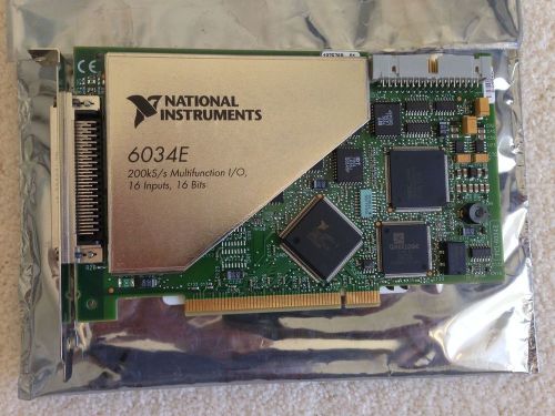 National Instrument PCI-6034e DQA Card 16-bit Analog