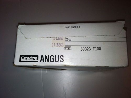 Paper Esterline Angus Fan-fold Chart # 59323-T100
