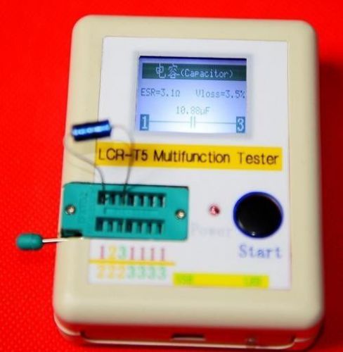 Lcr-t5 capacitance diode transistor tester resistance+inductance+esr +mos for sale