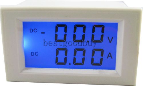 0-199.9v/0-5.00a digital lcd dc voltmeter ammeter volt amp panel meter monitor for sale