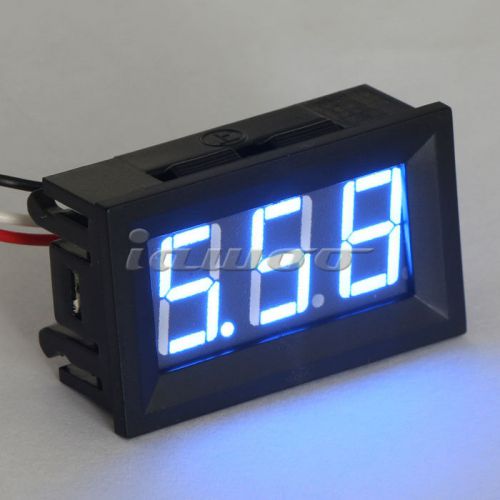 0.56&#034; Digital Voltmeter Guage 0-9.99V Blue LED Voltage Measurement DC Volt Meter