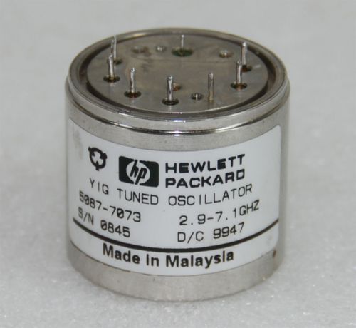 Hp/agilent 5087-7073 yig tuned oscillator 2.9-7.1ghz for sale