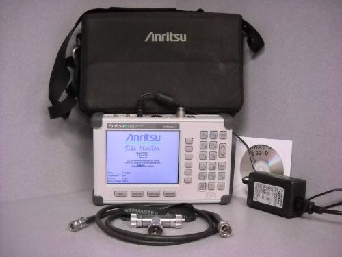 ANRITSU SITE MASTER S331D CABLE &amp; ANTENNA ANALYZER w/ OSL, Opt: 3 COLOR DISPLAY
