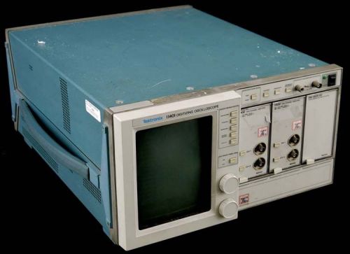 Tektronix 11401 digitizing oscilloscope +2x 11a32 two-channel amplifier modules for sale