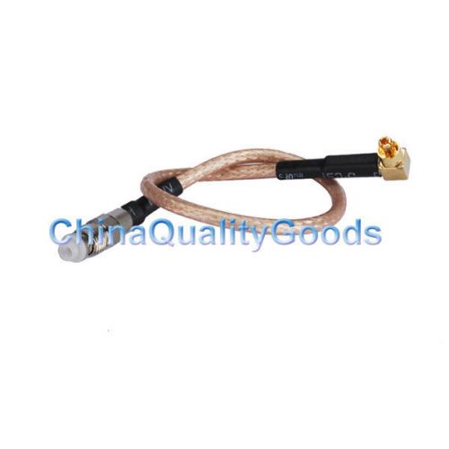 RF FME Female to MMCX male right angle Pigtail cable 15cm free shipping