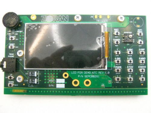 ZORAN LCD Board For Demo A7C Rev 1.0 + Matched LCD