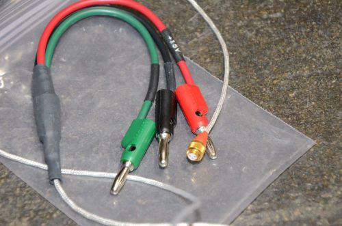 Newport New Focus Laser Power Supply Module Banana Plug Cable Assembly 0901