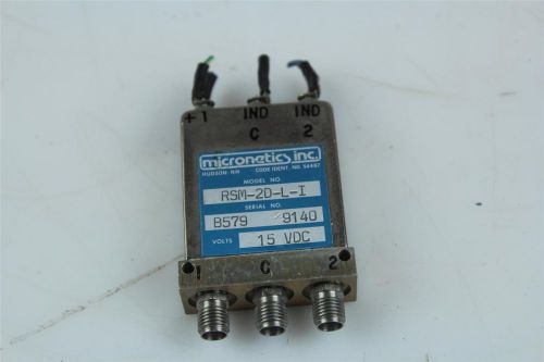 Microwave Coaxial Failsafe Switch relay RSM-2D-L-I  15VDC
