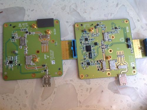 Qty:2 Powerwave 500-01296 &amp; 500-01297 RF  Microwave Board
