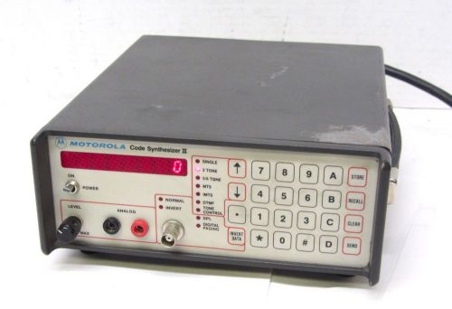 Motorola code synthesizer ii r1150e test equipment 52530 for sale