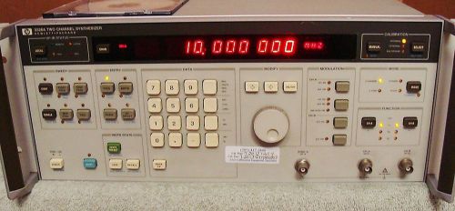 HP - AGILENT 3326A TWO CHANNEL SYNTHESIZER W/OPTS! CALIBRATED !