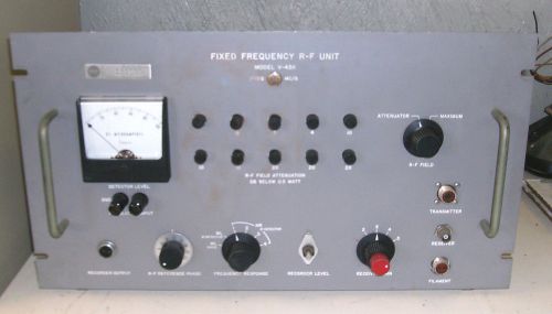 Vintage fixed frequency r-f unit model v-4311 varian for sale
