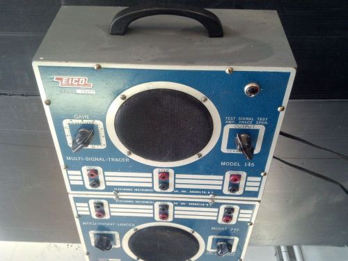 Vintage Eico 145 Signal Tracer CB radio RF gain tester with speaker