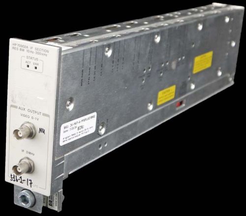 Hp agilent 70902a if section res bw 10khz-300mhz spectrum analyzer mms plug-in for sale