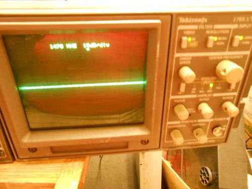 Tektronix 1705A 1705-A Satellite Broadcast SPECTRUM ANALYZER Monitor