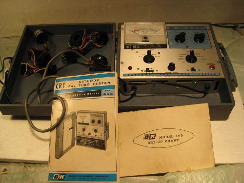 B&amp;K Model 465 Tube Tester with manuals and Accessories