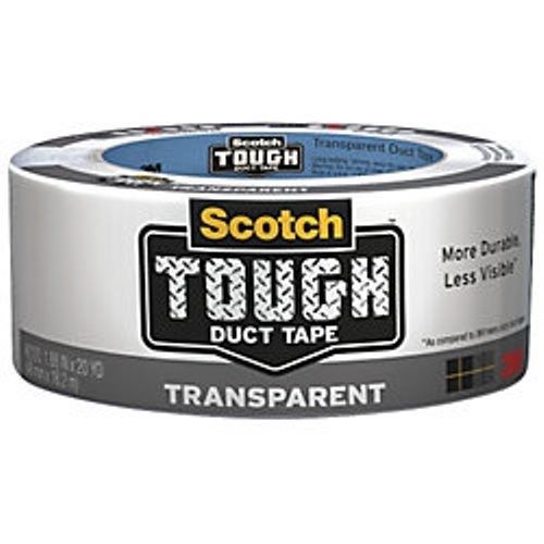 Clear high strength duct tape for less visible repairs for sale