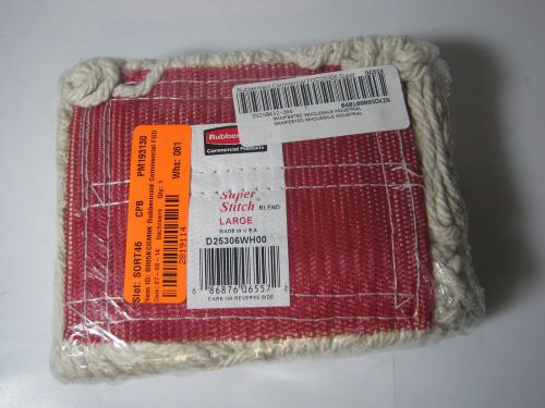 Rubbermaid white 5&#034; super stitch wet mop head fgd25306wh00  nib for sale